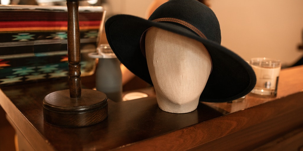 Use a Mannequin Head to Display the Hat